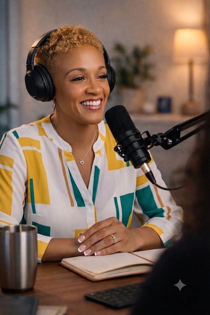 Naje Badu Love recording a Mastery Excerpt